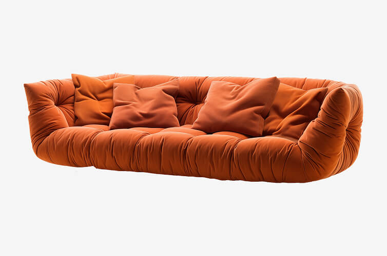 Velvet Sofa Couch 2-Seater